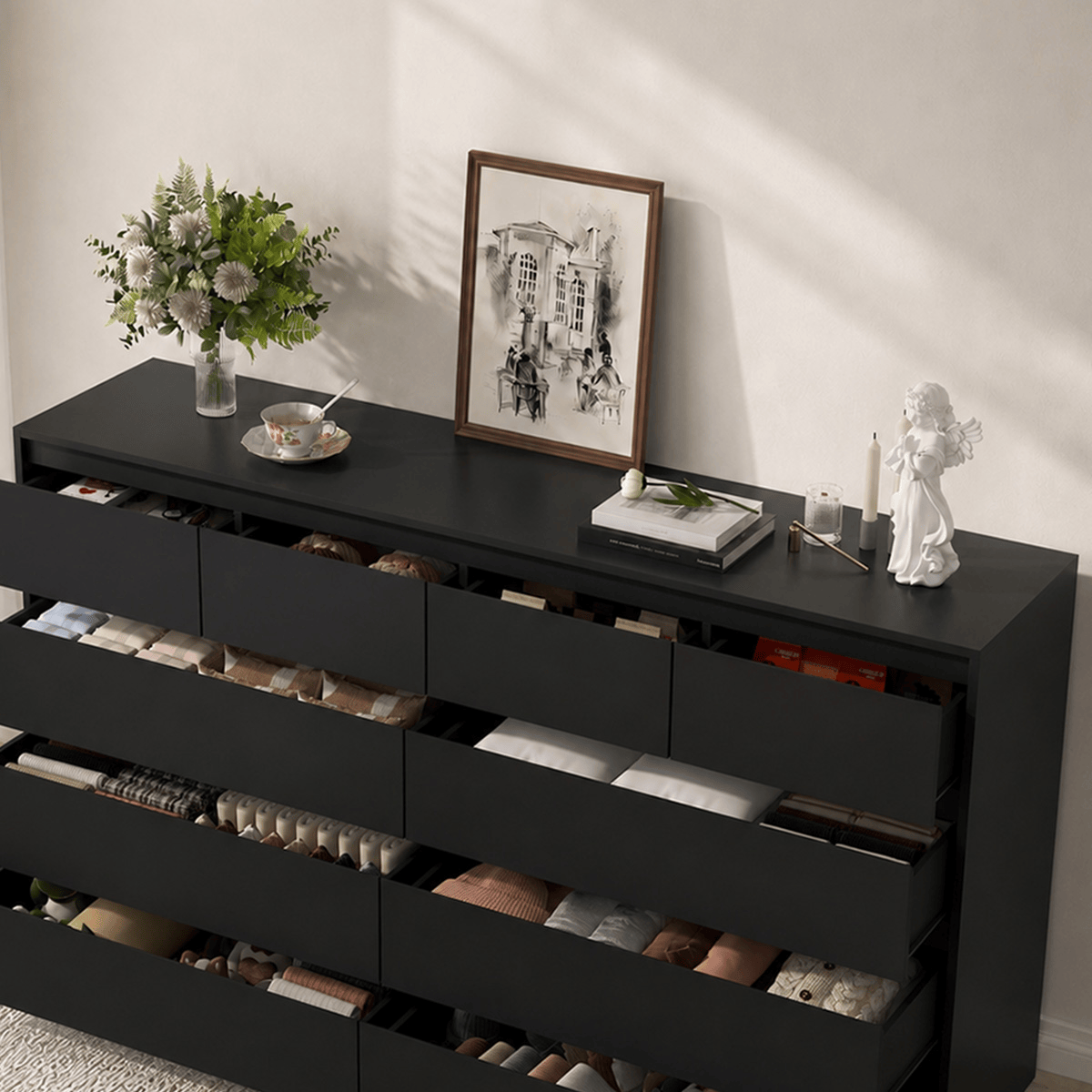 7/ 9/ 10/ 12 /18  Drawer Dresser Modern Chest of Drawers