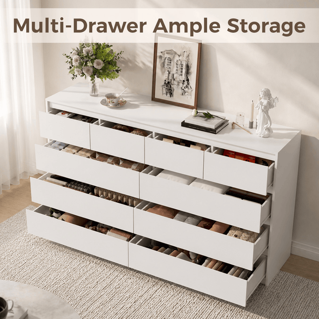 7/ 9/ 10/ 12 /18  Drawer Dresser Modern Chest of Drawers