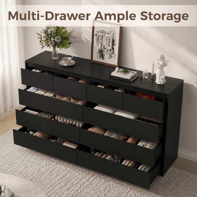 7/ 9/ 10/ 12 /18  Drawer Dresser Modern Chest of Drawers