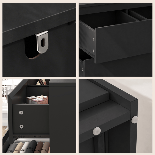 7/ 9/ 10/ 12 /18  Drawer Dresser Modern Chest of Drawers