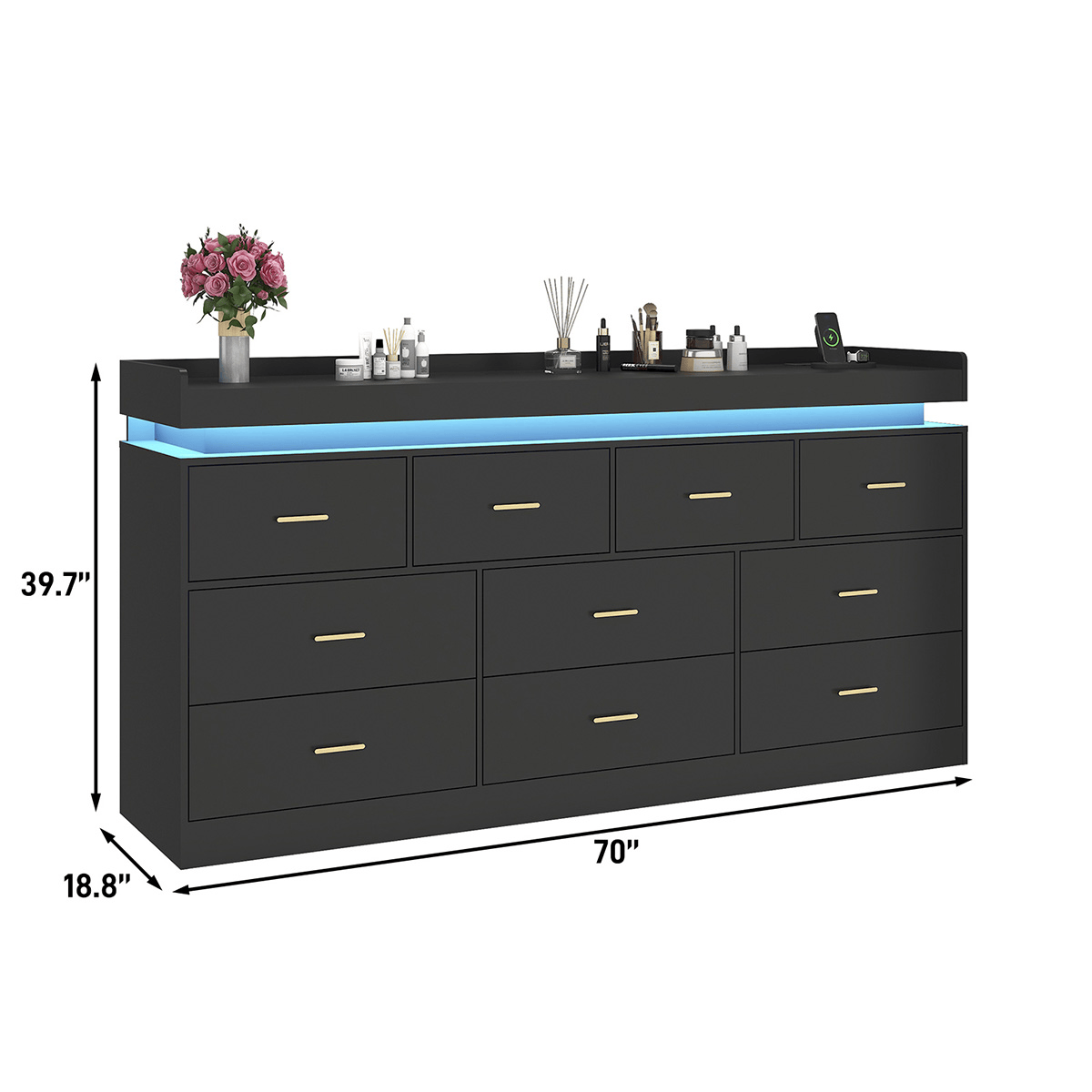 5/ 6/ 7/ 8/ 9/ 10/ 12/ 16 Drawer Dresser Modern Chest of Drawers