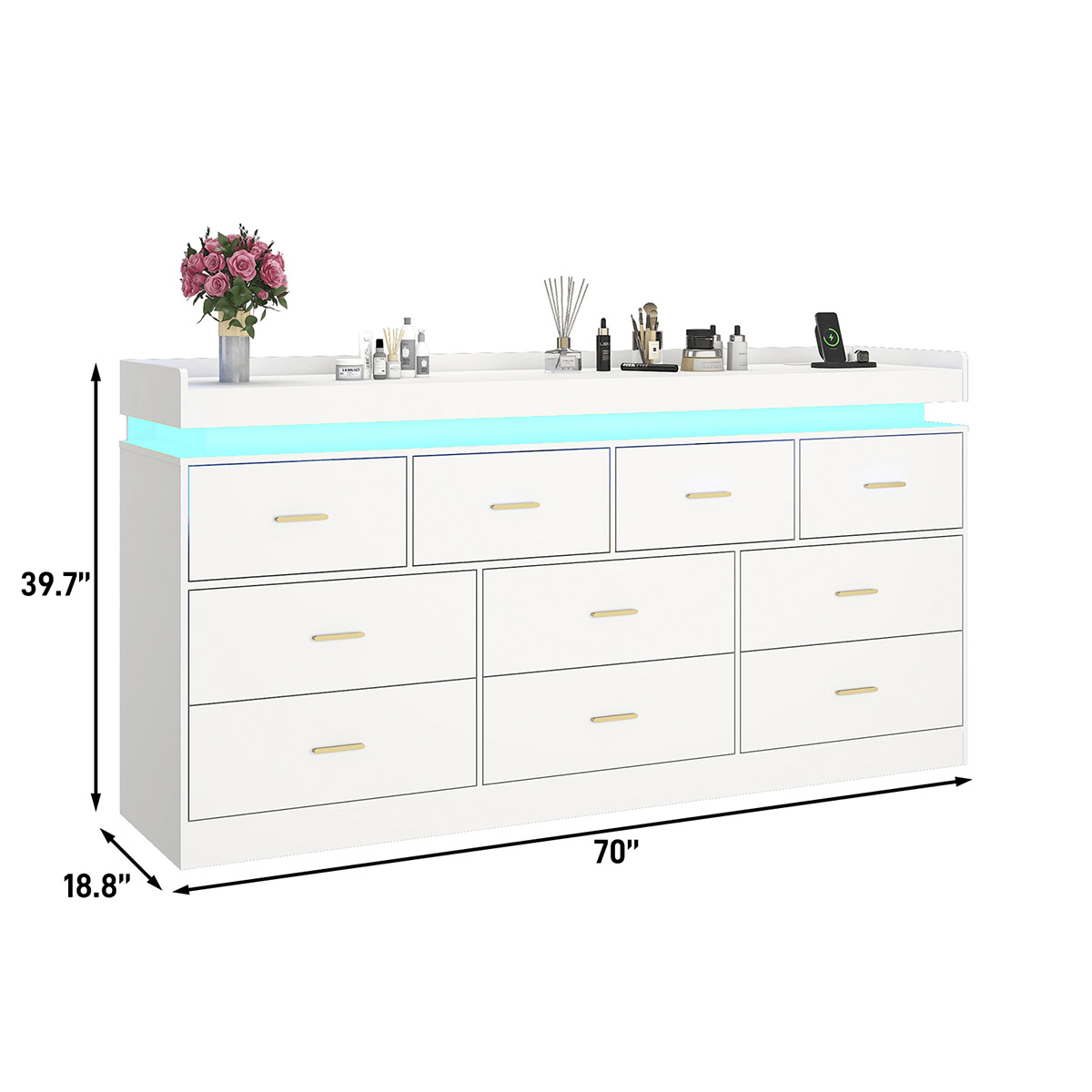 5/ 6/ 7/ 8/ 9/ 10/ 12/ 16 Drawer Dresser Modern Chest of Drawers