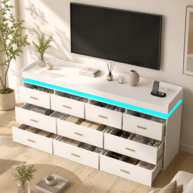 5/ 6/ 7/ 8/ 9/ 10/ 12/ 16 Drawer Dresser Modern Chest of Drawers