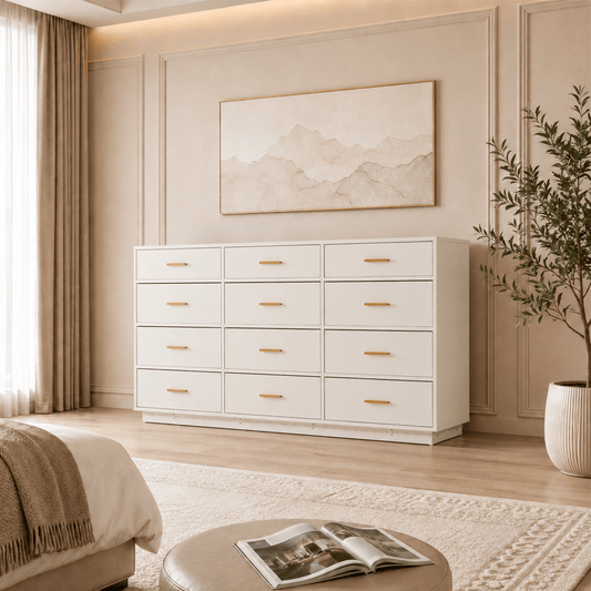 6/ 12 Drawer Dresser Modern Chest of Drawers