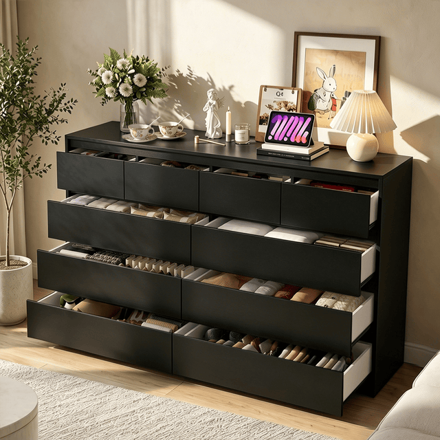 7/ 9/ 10/ 12 /18  Drawer Dresser Modern Chest of Drawers