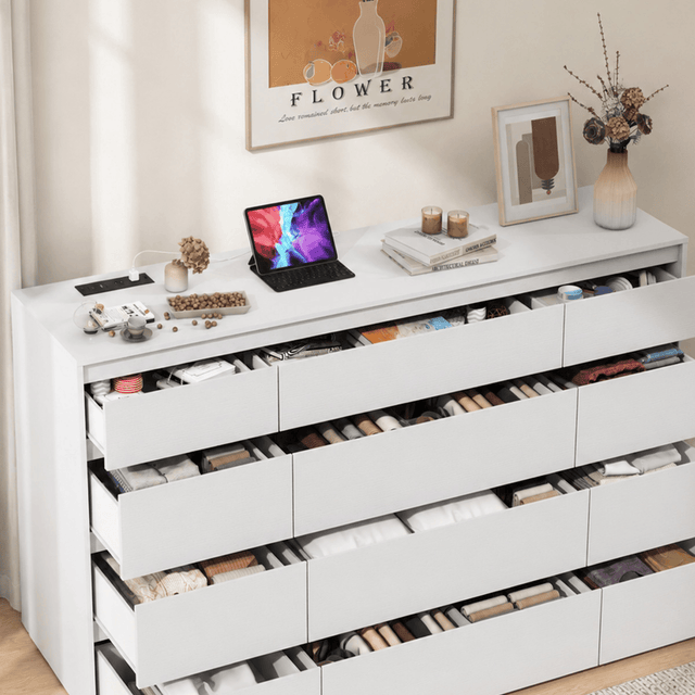 7/ 9/ 10/ 12 /18  Drawer Dresser Modern Chest of Drawers