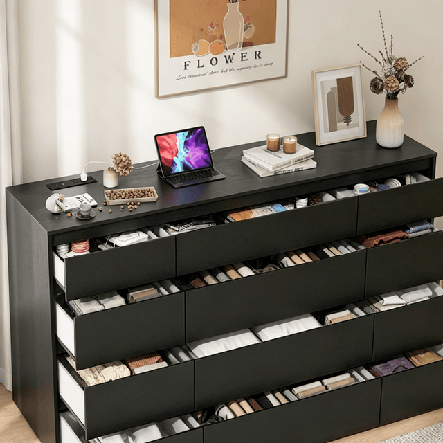 7/ 9/ 10/ 12 /18  Drawer Dresser Modern Chest of Drawers