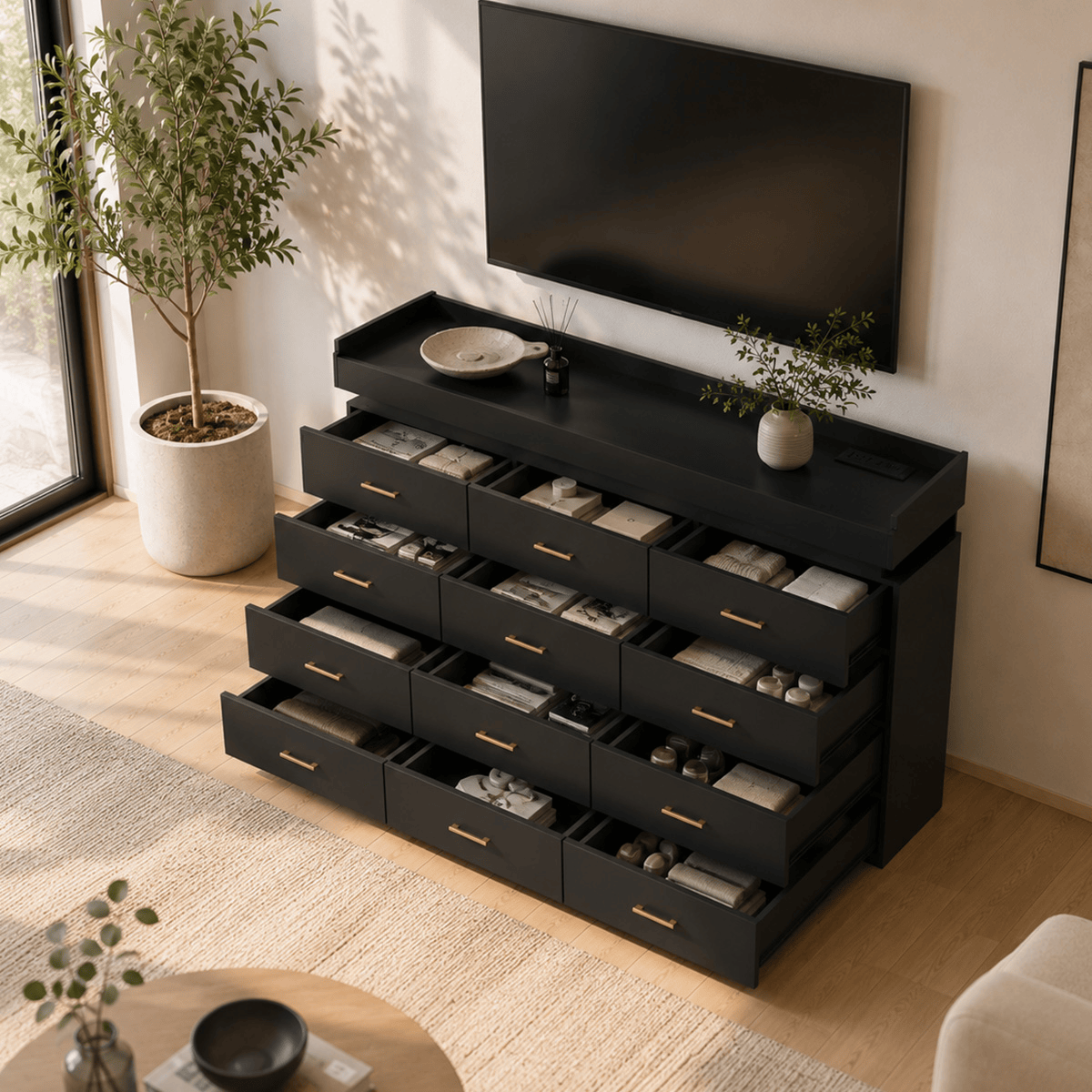 5/ 6/ 7/ 8/ 9/ 10/ 12/ 16 Drawer Dresser Modern Chest of Drawers
