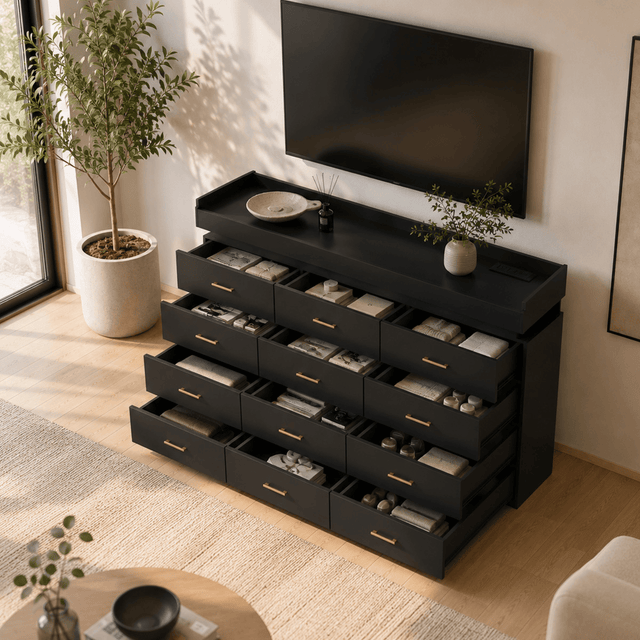 5/ 6/ 7/ 8/ 9/ 10/ 12/ 16 Drawer Dresser Modern Chest of Drawers