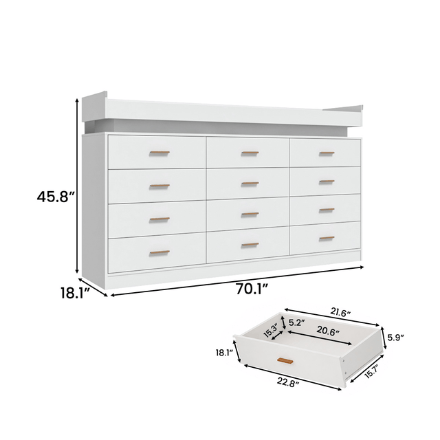 5/ 6/ 7/ 8/ 9/ 10/ 12/ 16 Drawer Dresser Modern Chest of Drawers