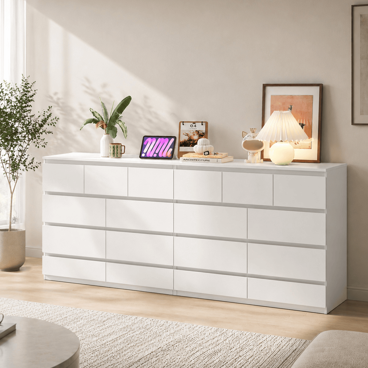 7/ 9/ 10/ 12 /18  Drawer Dresser Modern Chest of Drawers