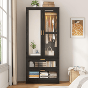 2 Doors Armoire Wardrobe Closet Freestanding