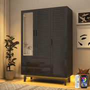 2/ 3/ 4 Doors Armoire Wardrobe Closet Freestanding