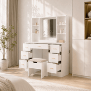 47" Large Modern Makeup Vanity Desk