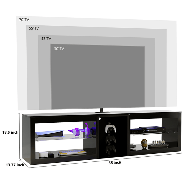 55"/ 63"/ 71" TV Stand for 60-70 Inch TV