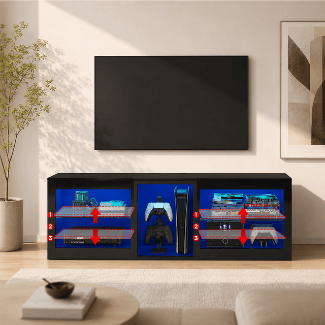 55"/ 63"/ 71" TV Stand for 60-70 Inch TV