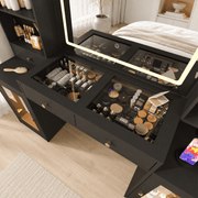 62" Large Modern Makeup Vanity Desk