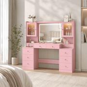 62" Large Modern Makeup Vanity Desk