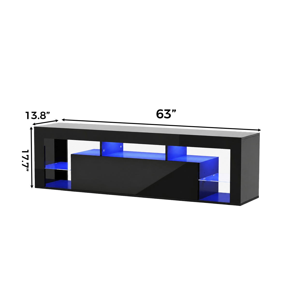 63" Floating LED TV Stand for 75inch TV