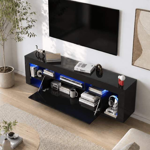 63" Floating LED TV Stand for 75inch TV