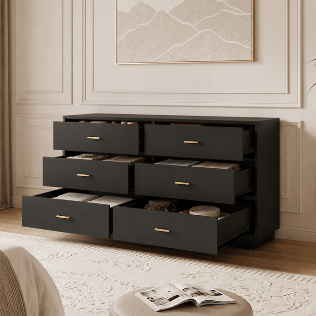 6/ 12 Drawer Dresser Modern Chest of Drawers