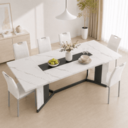 7-Piece Rectangle Wood  Kitchen Dining Table Set
