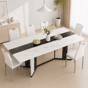7-Piece Rectangle Wood  Kitchen Dining Table Set