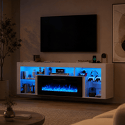 71" Floating LED TV Stand for 85inch TV