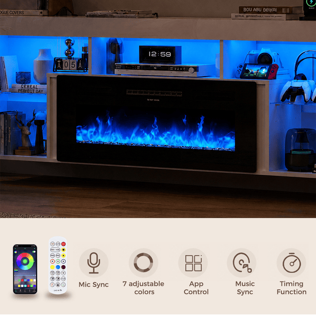 71" Floating LED TV Stand for 85inch TV