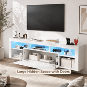 71" Floating LED TV Stand for 85inch TV