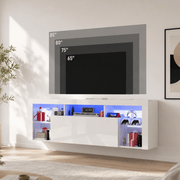 71" Floating LED TV Stand for 85inch TV