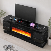 71"/ 81" Modern Electric Fireplace TV Stand Entertainment Center
