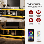 71"/ 81" Modern Electric Fireplace TV Stand Entertainment Center