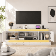 71"/ 81" Modern Electric Fireplace TV Stand Entertainment Center