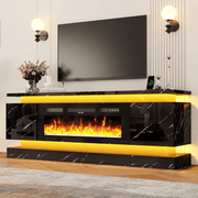 71"/ 81" Modern Electric Fireplace TV Stand Entertainment Center