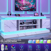 71"/ 81" Modern Electric Fireplace TV Stand Entertainment Center