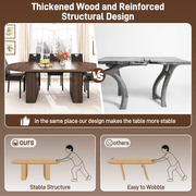 71" Oval Wood Kitchen Dining Room Table