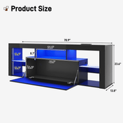 71" Floating LED TV Stand for 85inch TV