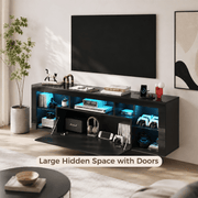 71" Floating LED TV Stand for 85inch TV
