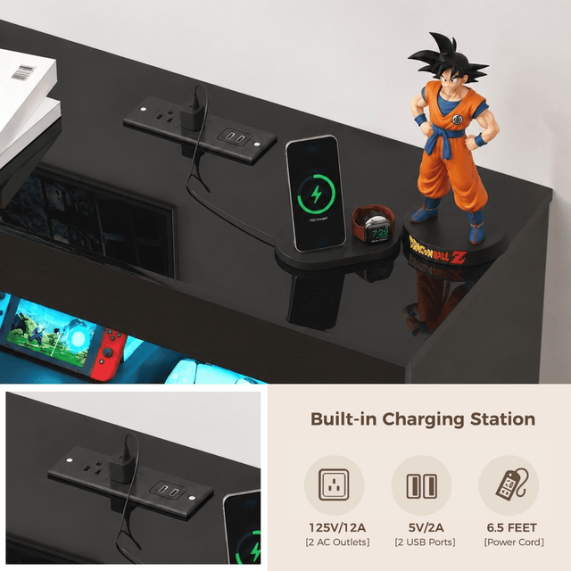 71" Floating LED TV Stand for 85inch TV