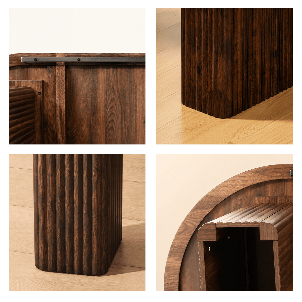 71" Oval Wood Kitchen Dining Room Table