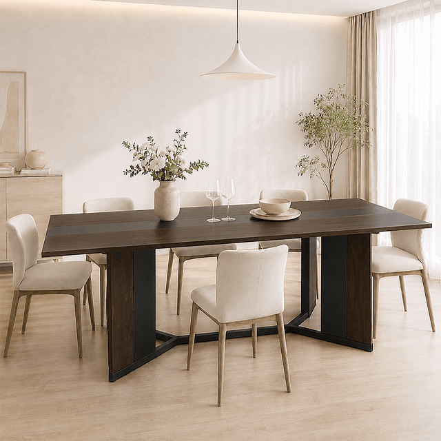 71"/ 78"/ 94" Rectangle Wood Kitchen Dining Room Table