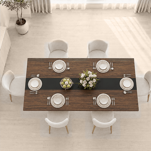 71"/ 78"/ 94" Rectangle Wood Kitchen Dining Room Table