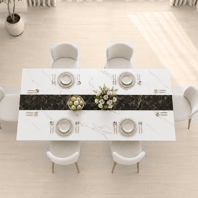 71"/ 78"/ 94" Rectangle Wood Kitchen Dining Room Table