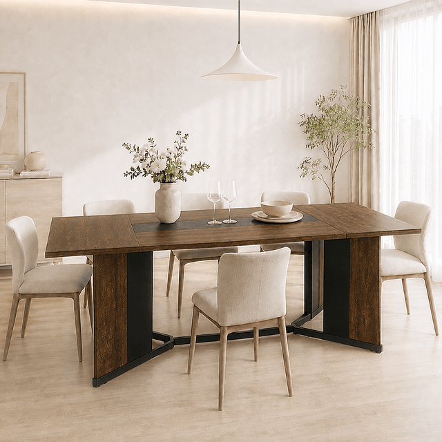71"/ 78"/ 94" Rectangle Wood Kitchen Dining Room Table