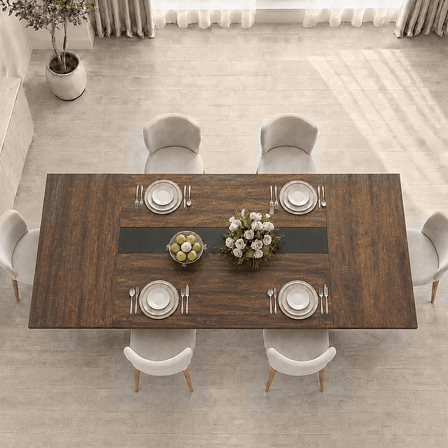 71"/ 78"/ 94" Rectangle Wood Kitchen Dining Room Table