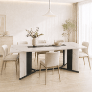 71"/ 78"/ 94" Rectangle Wood Kitchen Dining Room Table