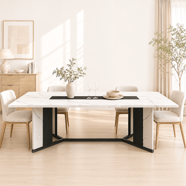 71"/ 78"/ 94" Rectangle Wood Kitchen Dining Room Table