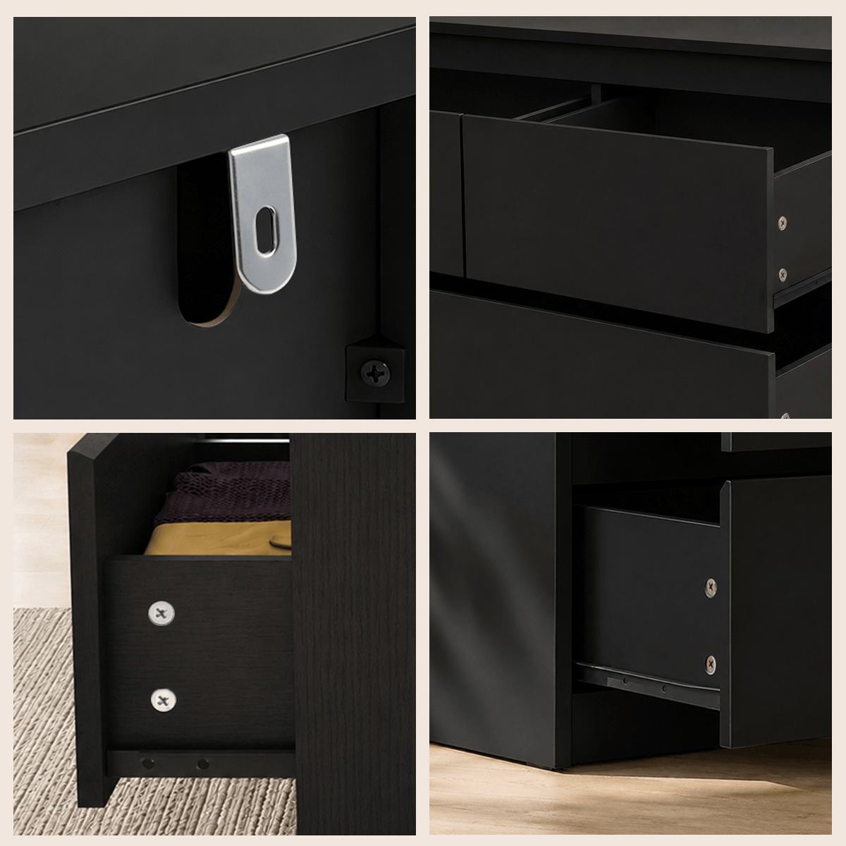 7/ 9/ 10/ 12 /18  Drawer Dresser Modern Chest of Drawers
