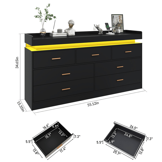 5/ 6/ 7/ 8/ 9/ 10/ 12/ 16 Drawer Dresser Modern Chest of Drawers